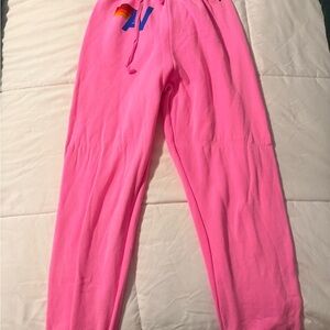 Aviator Nation Bright Pink Joggers